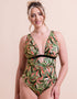 Curvy Kate Sunset Palm Reversible Non-Wired Multiway Swimsuit Palm Print