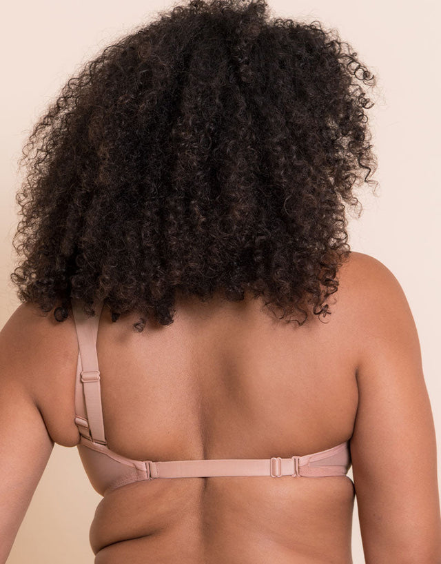 Curvy Kate Superhero Multiway Padded Plunge Bra Latte