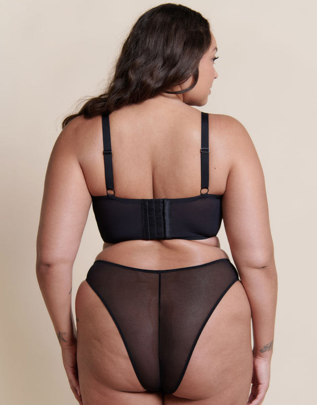 Curvy Kate Unapologetic Brazilian Brief Black