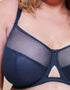 Curvy Kate Victory Side Support Balcony Bra Navy Blue