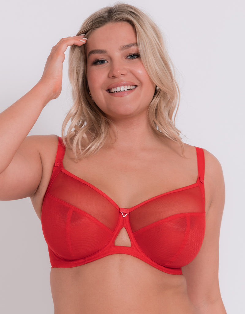 Curvy Kate Victory Side Support Balcony Bra Poppy Red – Curvy Kate US