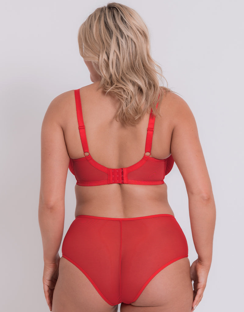 Curvy Kate Victory Side Support Balcony Bra Poppy Red – Curvy Kate US