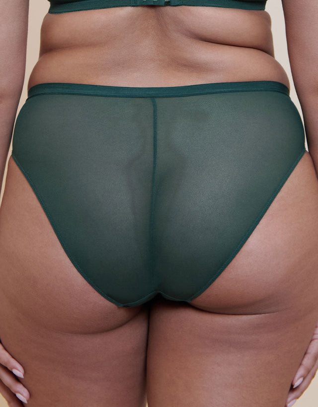 Curvy Kate WonderFull Vibe High Leg Brief Emerald