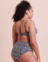Curvy Kate Wild Horizon High Waist Bikini Brief Black Print