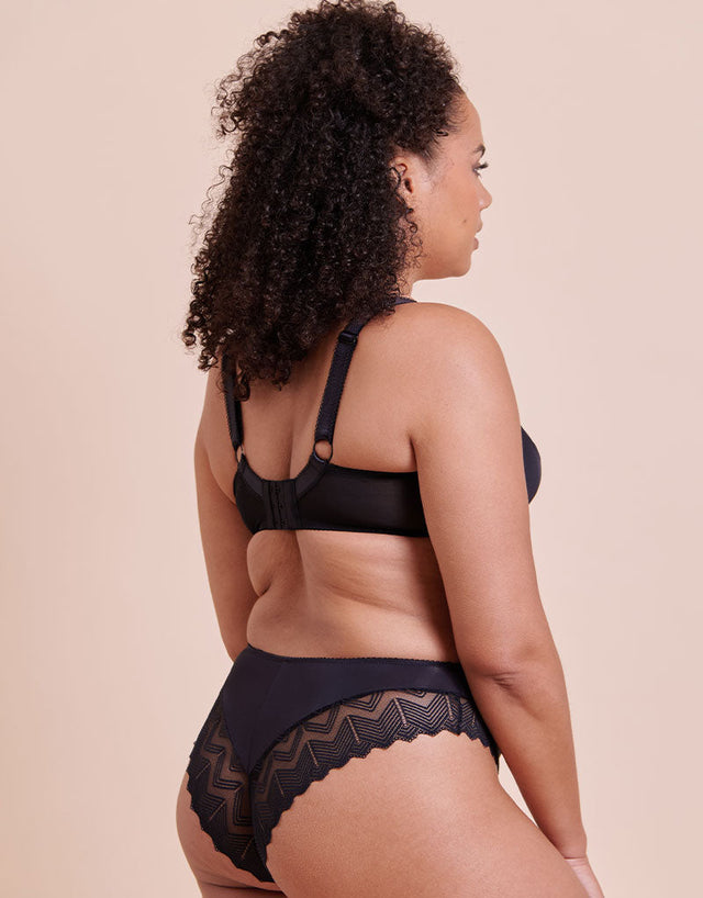 Curvy Kate Wild One Brazilian Brief Black