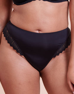 Curvy Kate Wild One Brazilian Brief Black