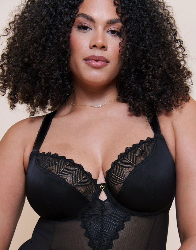 Curvy Kate Wild One Balcony Body Black