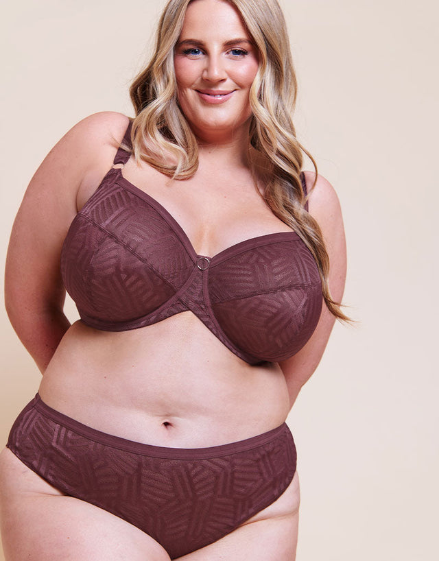 Curvy Kate WonderFull Vibe Full Cup Side Support Bra Auburn