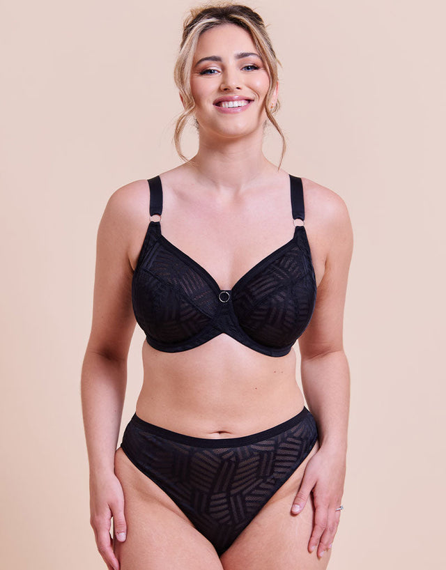 Curvy Kate WonderFull Vibe Full Cup Side Support Bra Black