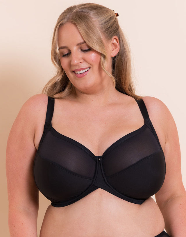 Curvy Kate WonderFully Full Cup Side Support Bra Black