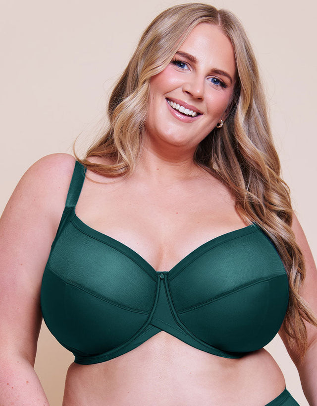 Curvy Kate WonderFully Full Cup Side Support Bra Deep Teal