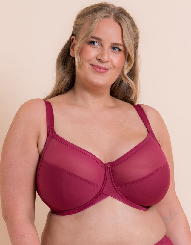Curvy Kate WonderFully Full Cup Side Support Bra Deep Orchid