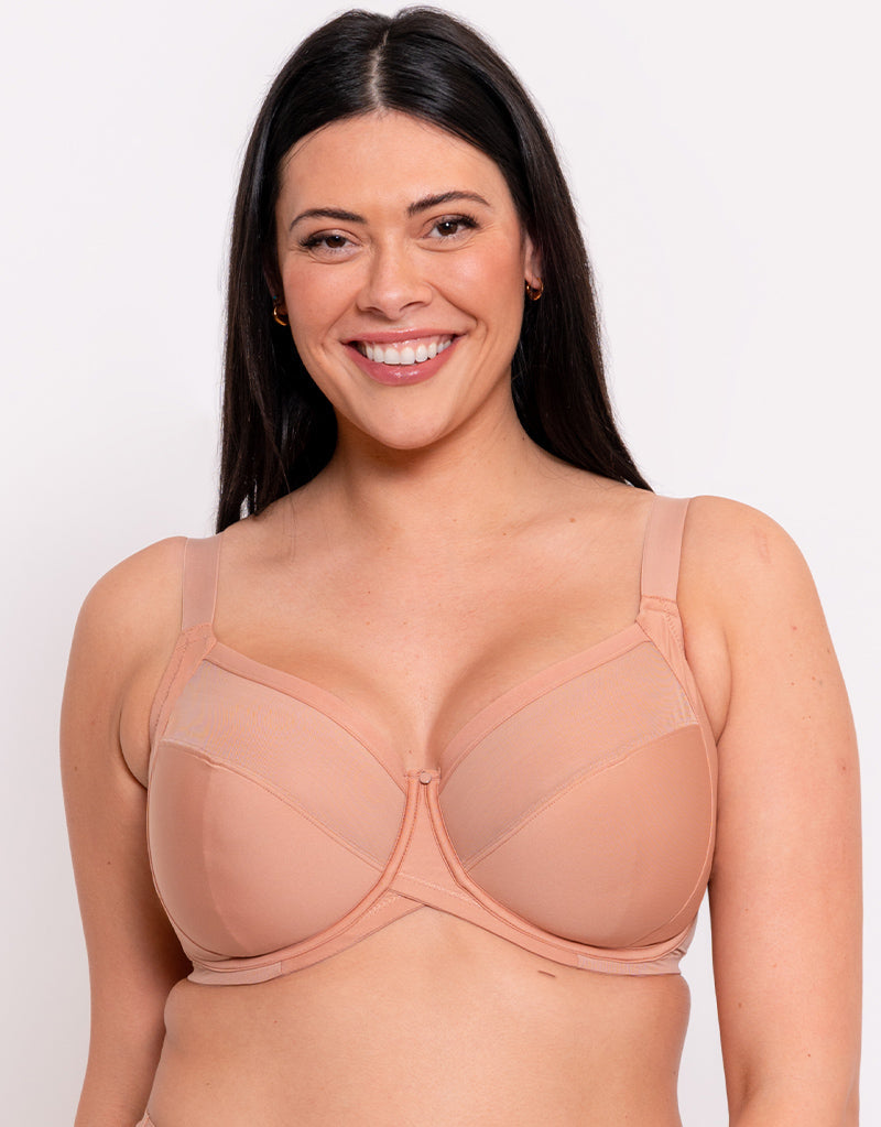 Curvy Kate WonderFully Full Cup Side Support Bra Latte