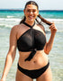 Curvy Kate Wrapsody Bandeau Bikini Top Black
