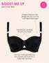 Curvy Kate Boost Me Up Padded Balcony Bra Black
