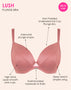 Curvy Kate Lush Full Plunge Bra Rose Shimmer