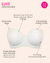 Curvy Kate Luxe Strapless Multiway Bra Pearl Ivory