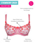 Curvy Kate Strawberry Crush Balcony Bra Pink Multi