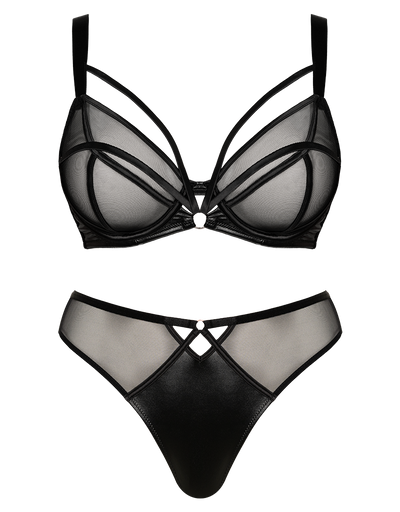 Scantilly Scandal Plunge Bra Black