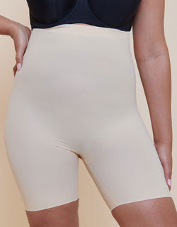 Magic Maxi Bermuda High Waist Firm Control Short Latte Beige