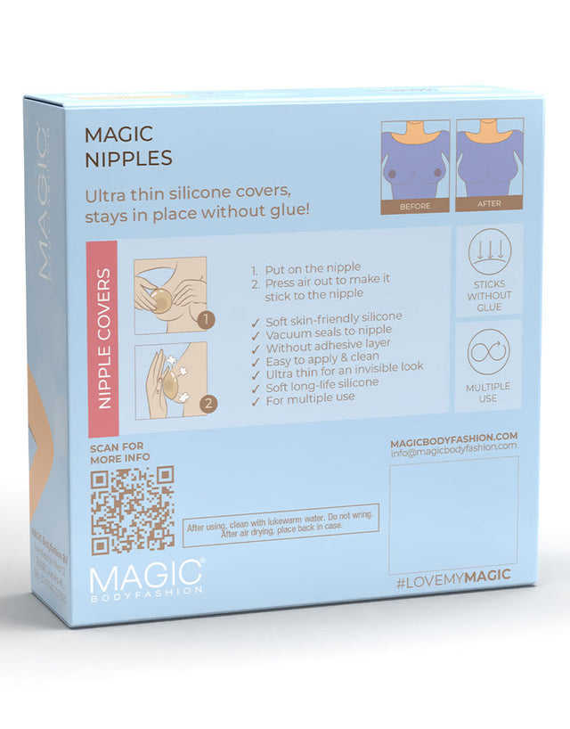 Magic Silicone Nipple Covers Mocha Brown
