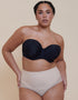 Magic Tummy Shaper Lace Control Brief Latte Beige