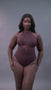 Get a 360 look at our Scantilly Swerve non-wired high neck body in Mulberry Purple