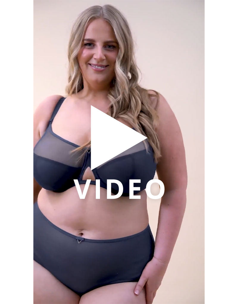 Get a 360 look at our Curvy Kate Victory side support bra in Navy Blue