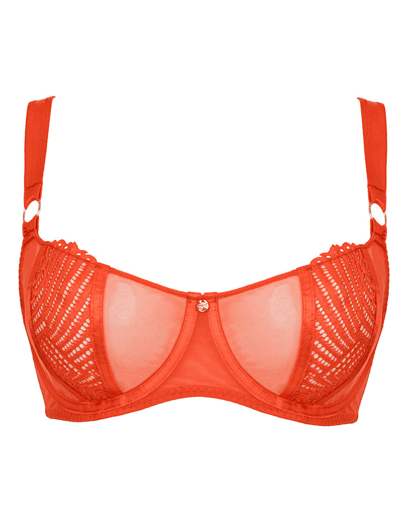 Scantilly Authority Balcony Bra Lava Red – Curvy Kate US