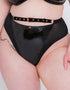 Scantilly Buckle Up Thong Black