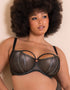 Scantilly Eos Balcony Bra Black Sparkle