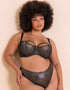 Scantilly Eos Balcony Bra Black Sparkle