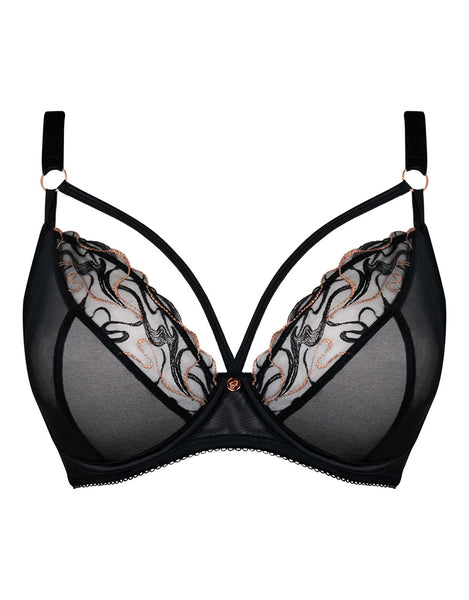 Scantilly Unchained Plunge Bra Black – Curvy Kate US