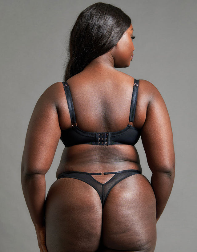Scantilly Friction Balcony Bra Black