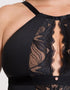 Scantilly Indulgence Multiway Stretch Lace Body Black/Latte