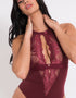 Scantilly Indulgence Stretch Lace Body Oxblood