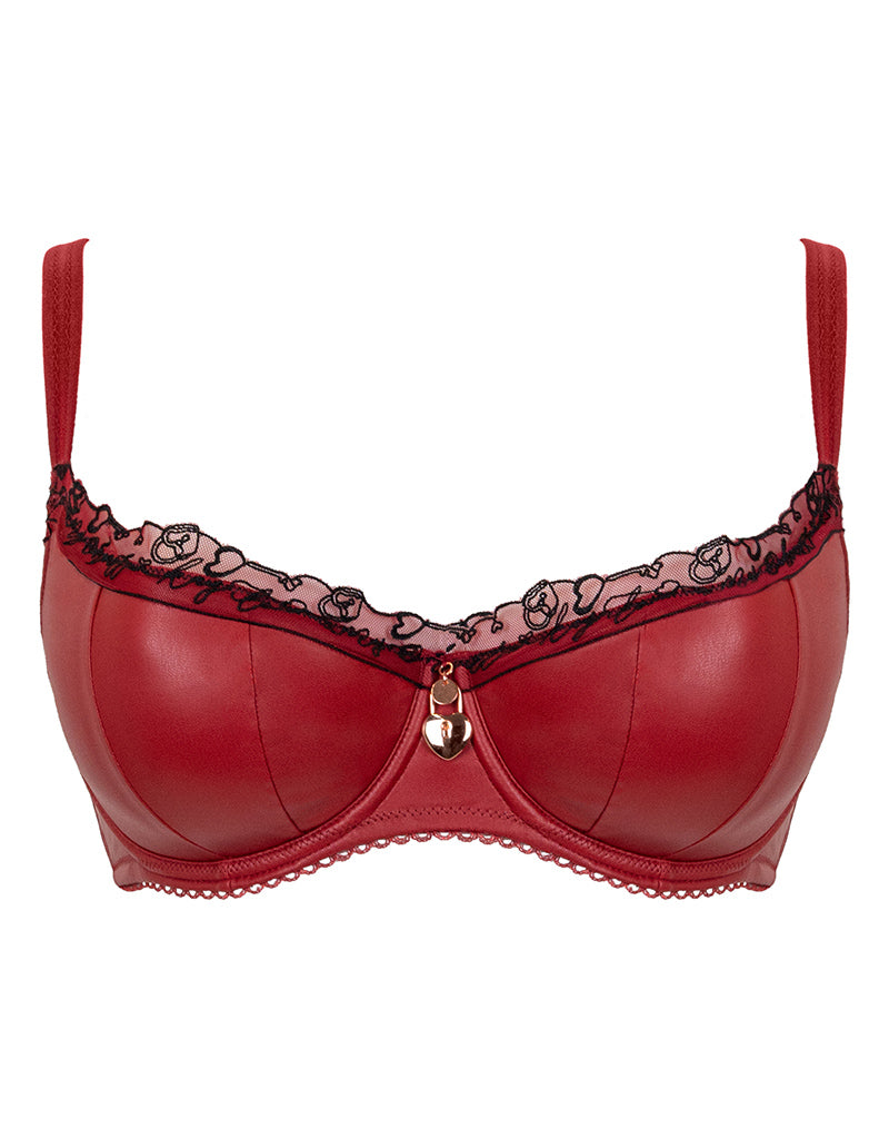 PINK - Victoria's Secret Red Lace Bralette Size L - $12 (58% Off