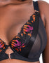 Scantilly Mesmerise Plunge Bra Black Multi