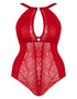 Scantilly Opulence Multiway Stretch Lace Body Ruby Red