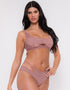 Scantilly Peep Show Brazilian Brief Dusty Rose