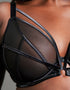Scantilly Scandal Plunge Bra Black