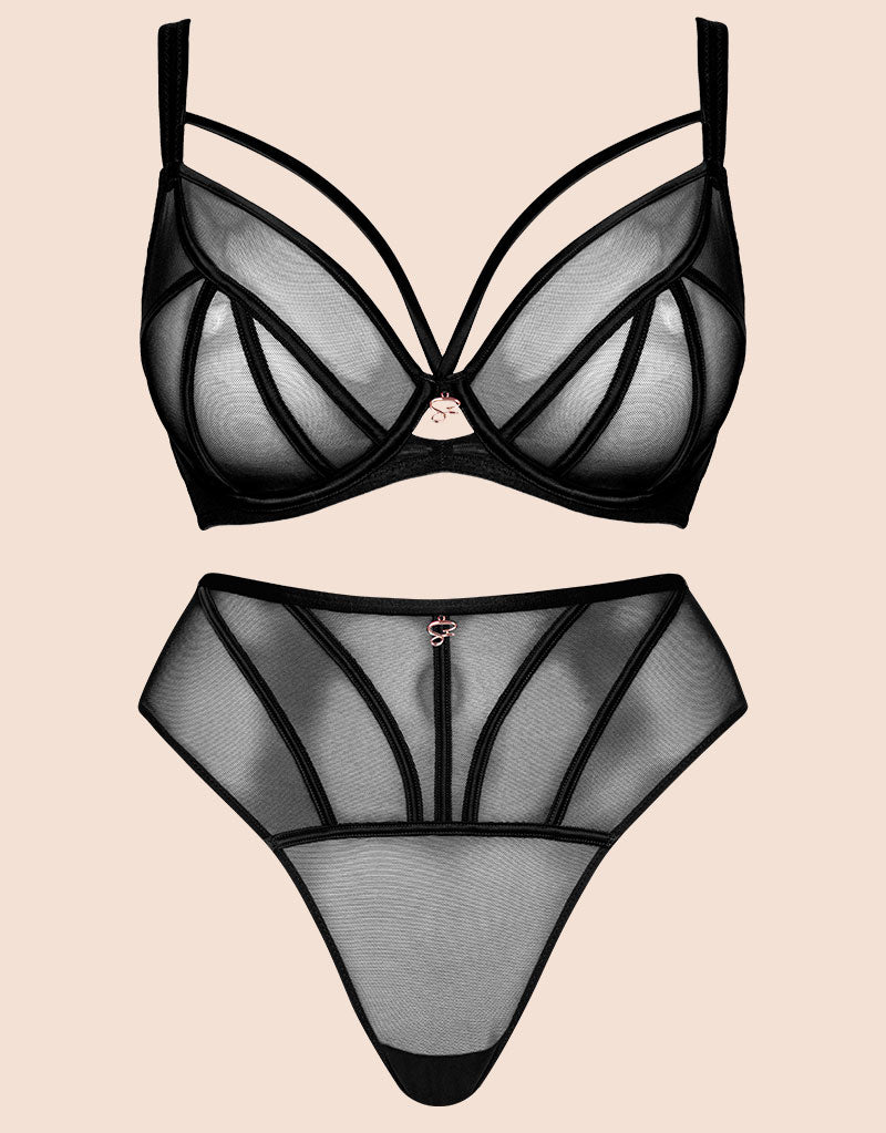 Scantilly Senses Plunge Bra Black – Curvy Kate US