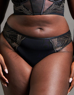 Scantilly Showgirl Brazilian Brief Black