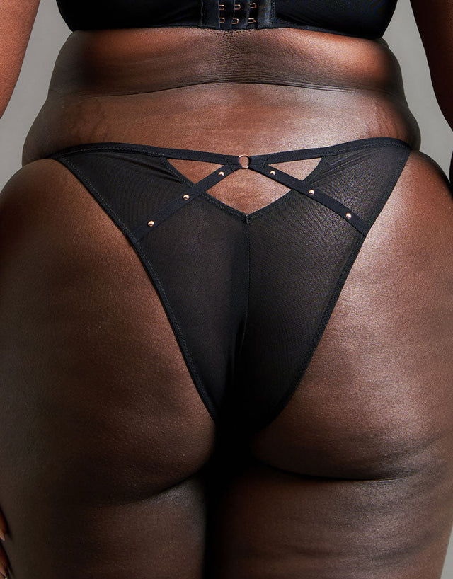 Scantilly Studded Seduction Tanga Brief Black