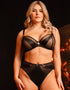 Scantilly Suspense Plunge Bra Black