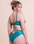 Scantilly Suspense Plunge Bra Teal Blue
