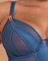 Scantilly Suspense Plunge Bodysuit French Blue