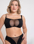 Scantilly Swerve Bandeau Bra Black