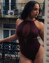 Scantilly Swerve Non Wired Bodysuit Mulberry Purple