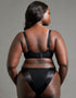 Scantilly Unbuckled Padded Half Cup Bra Black